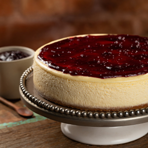 Cheesecake com Calda de Amora